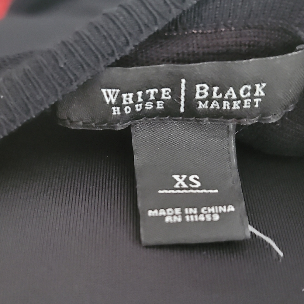 White House Black Market Black Knit Top - Picture 2 of 11